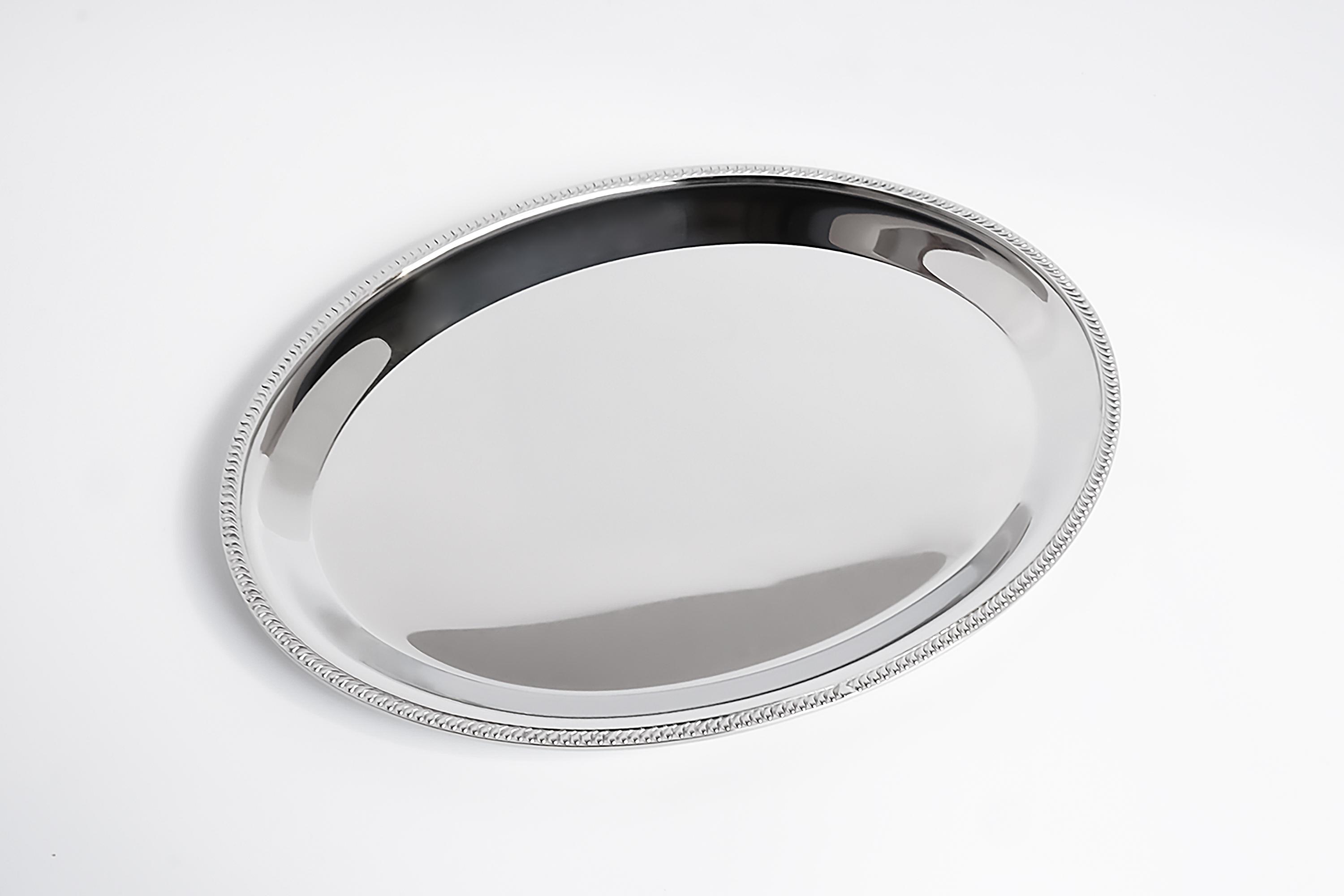 【送料無料】 和田助製作所 菊渕小判盆 10インチ 1013-5100