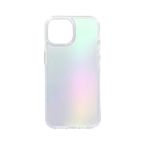【送料無料】 フラワーリング ハイブリッドケース シンプル SC15-001-MT(オーロラ) (iPhone 15/14/13用)