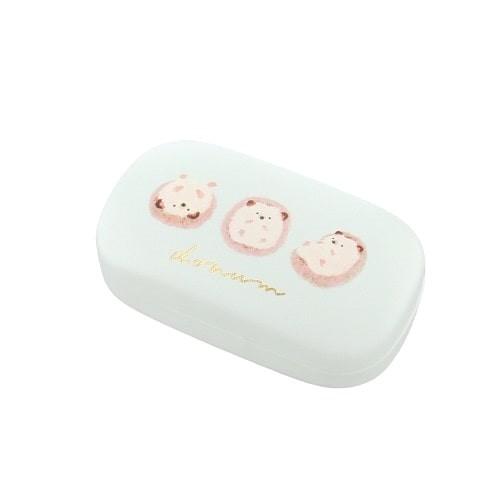 【送料無料】 フラワーリング 小物入れ ハリネズミ GKO0030-GR(グリーン)