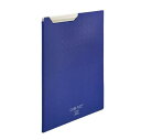 【送料無料】 LIHIT LAB.(リヒトラブ) CUBE FIZZ クリップファイル A4 ネイビー F-6067-11