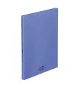 【送料無料】LIHIT LAB.(リヒトラブ) AQUA DROPs(アクアドロップス) クリヤーブックフラット A4 S型(タテ型) 青 N-5061-8