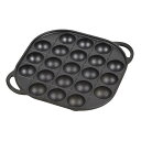 【送料無料】 パール金属 スプラウト 鉄鋳物製たこ焼きプレート 21穴 HB-6218