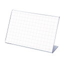 【送料無料】タカ印 カード立 L型 PET・トーメイ 34-3320 10個