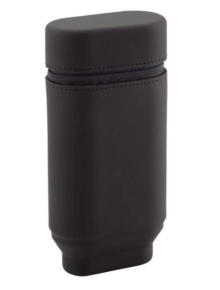 【送料無料】 LIHIT LAB.（リヒトラブ）　ACTACT　スタンドペンケース　オーバルタイプ　Lサイズ　ブラック　A-7695-24