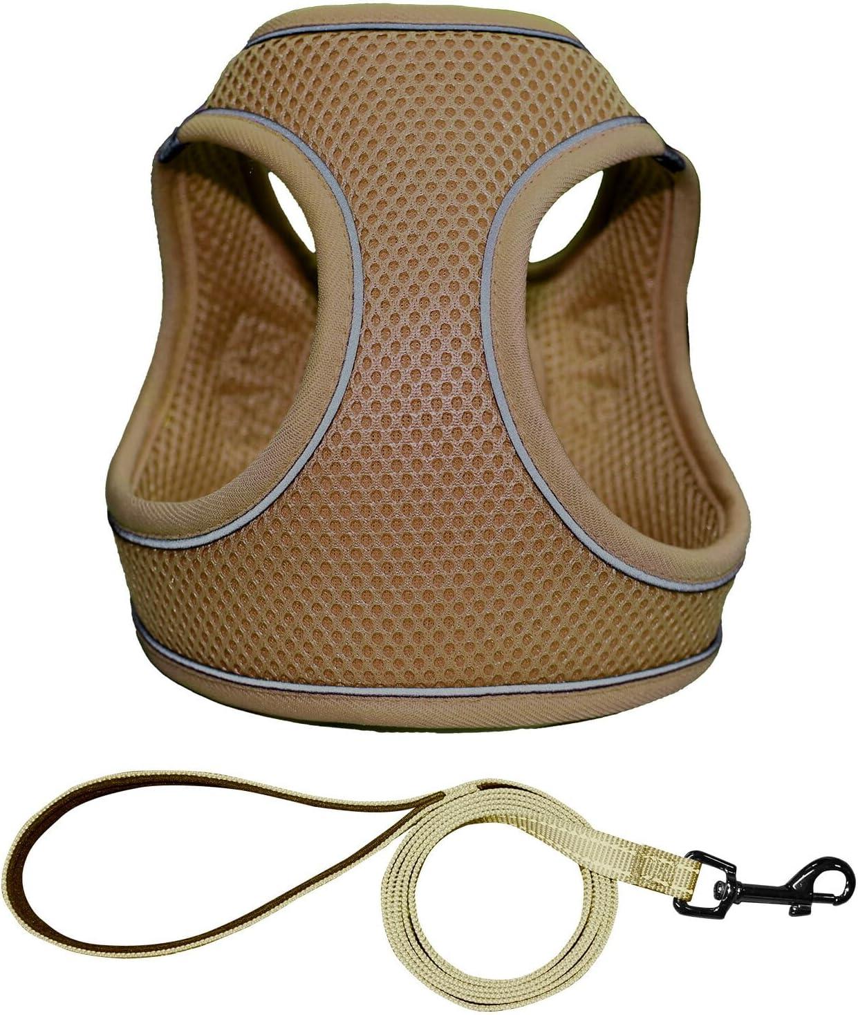 【送料無料】ベスト・アンサー ハーネスリード ベージュ S pet-075bes