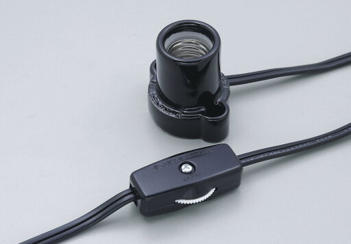 【送料無料】コード付ソケット KP-M1715H(BK) 【送料無料】コード付ソケット KP-M1715H(BK)