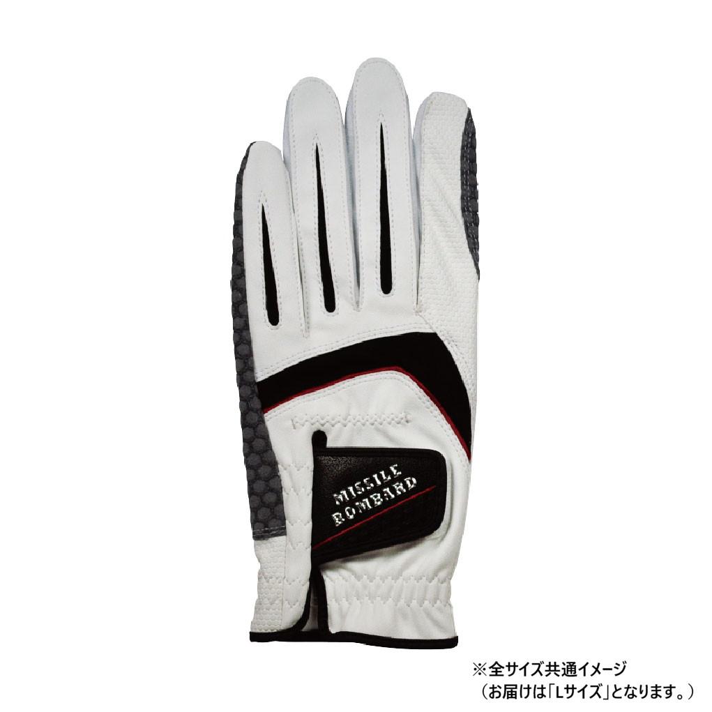 【送料無料】手袋 M/B MBGL-3401 白 左 L