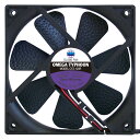 【送料無料】アイネックス OMEGA TYPHOON (約120mm) 高速タイプ CFZ-120RB