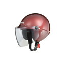 【送料無料】リード工業 apiss セミジェットヘルメット キャンディーレッド フリーサイズ AP-603