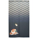 【送料無料】のれん 歌川国芳 金魚 01 約85cm×約150cm (91326)