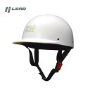 【送料無料】リード工業 ハーフヘルメット フリーサイズ ホワイト CR-680