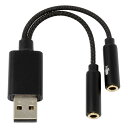 【送料無料】アイネックス USBオーディオ変換ケーブル ヘッドフォン+マイク用 ADV-128