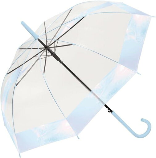 【送料無料】 (傘) 大人長傘平張りPOE 60cm オーロラ LBL 112032 【送料無料】 (傘) 大人長傘平張りPOE 60cm オーロラ LBL 112032