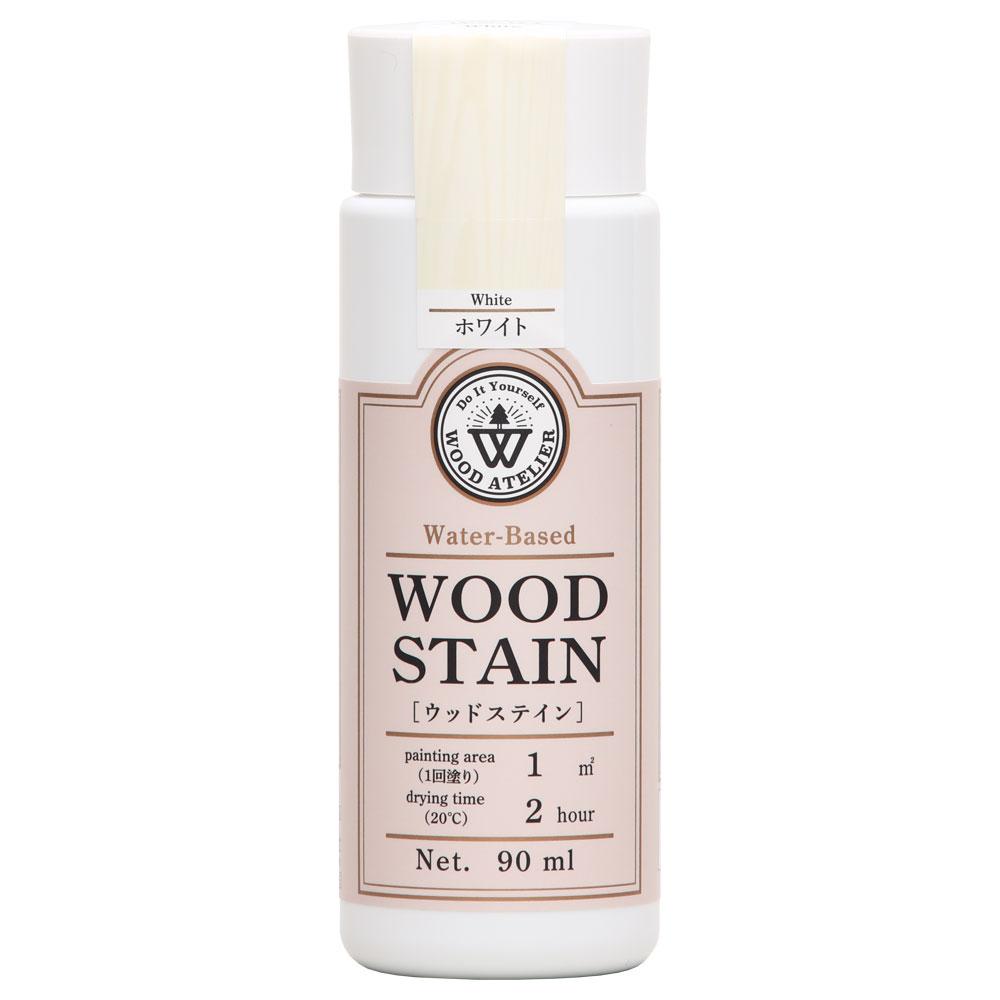 【送料無料】和信ペイント Wood Atelier ウッドステイン WS-01 ホワイト 90ml