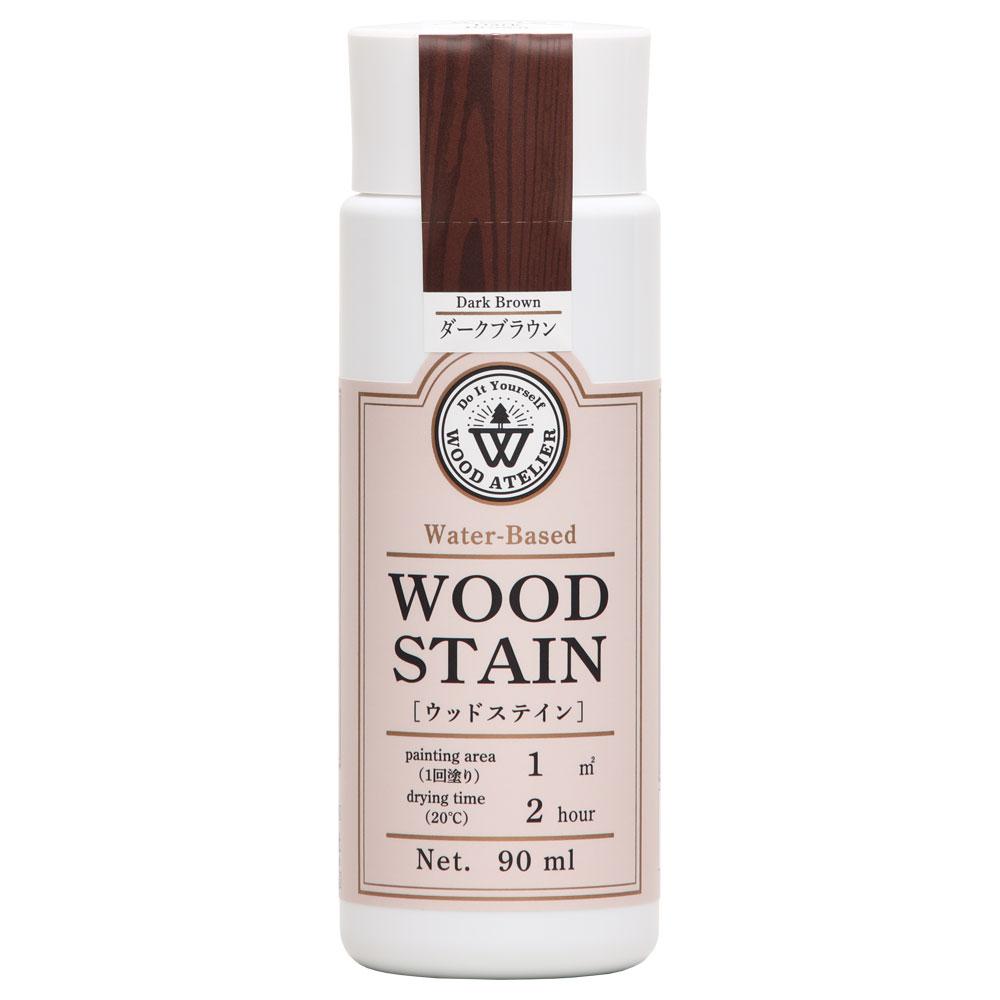 【送料無料】和信ペイント Wood Atelier ウッドステイン WS-12 ダークブラウン 90ml