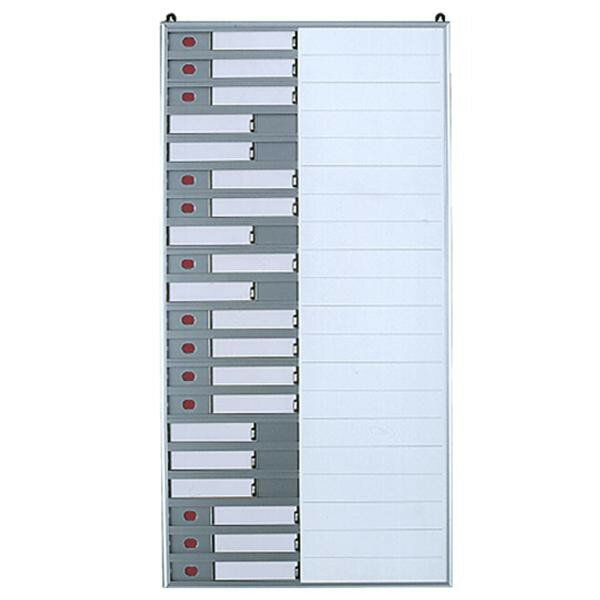 【送料無料】 ナカキン　行動表示板　20名　NH-20S