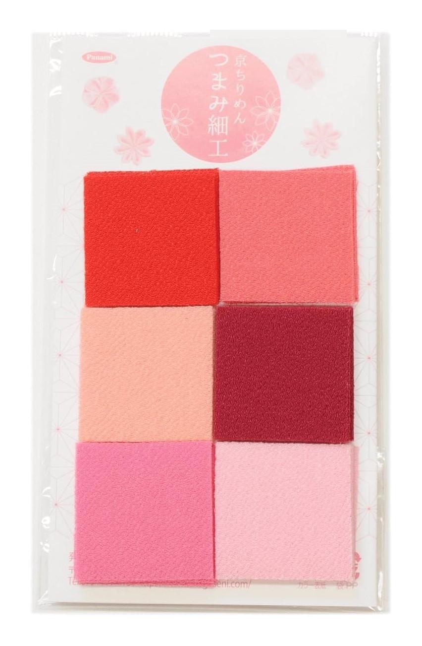 【送料無料】タカギ繊維 つまみ細工 カット済み生地 アソートセット TM-700