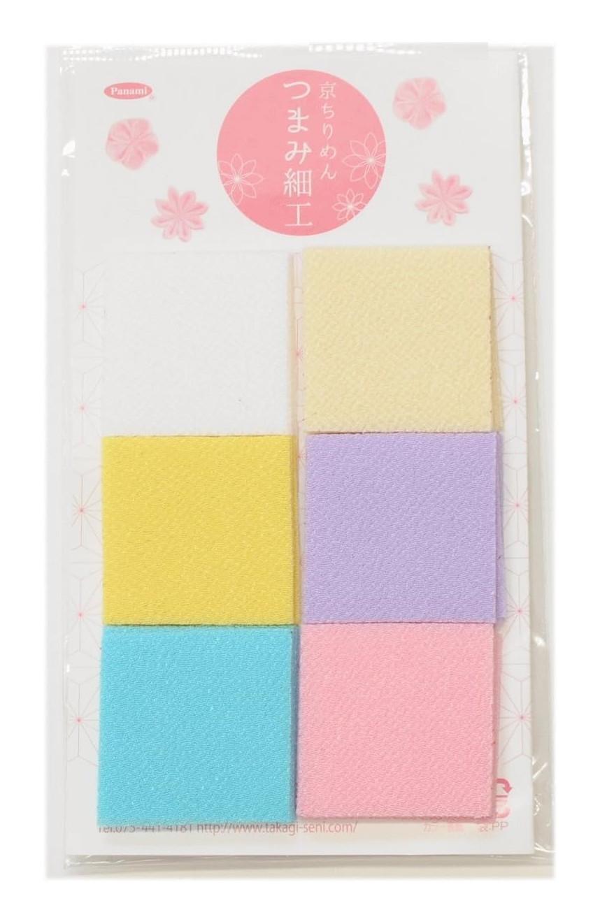 【送料無料】タカギ繊維 つまみ細工 カット済み生地 アソートセット TM-702