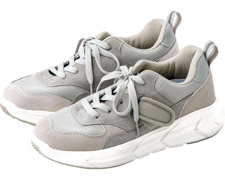 【送料無料】 お医者さんの外反サポートスニーカー 婦人用 AP-710608 M グレー 507763 W2789