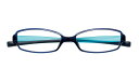 【送料無料】変なメガネ HM-1001 C2 NAVY/AQUA +2.0