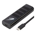 【送料無料】 PS5 M.2 SSD to USB変換アダプター ブラック CY-P5MTUCA-BK(2)
