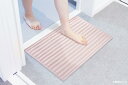 【送料無料】いっぺん使てみてバスマット 45×60cm シェルピンク