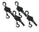 【送料無料】ベスト・アンサー レバーホイスト 1t VGP-1 ブラック 4台セット lh-003-4p