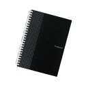 【送料無料】 LIHIT LAB.(リヒトラブ) hirakuno ツイストノート A5 S型(タテ型) ブラック N-1673-24