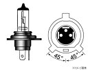 【送料無料】M&Hマツシマ ハロゲンバルブ (1個) HS1/H4 12v35/35w ホワイトゴースト 16AH GH