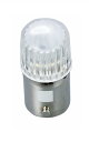【送料無料】M&Hマツシマ Lビーム (1個) 6v BA9S ホワイトLED 集光キャップタイプ L701 WH