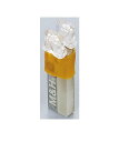【送料無料】M&Hマツシマ Lビーム (1個) 12v ウエッジ特殊 ホワイト 2LED 拡散タイプ L707F WH