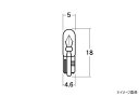 【送料無料】M&Hマツシマ 白熱電球 (2個入) 12v2w T5WB 小 AWB112