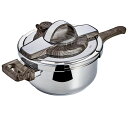 【送料無料】 KEVNHAUN ステンレス圧力鍋4.0L(木目) KVPC40
