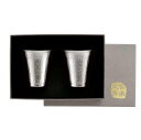 【送料無料】食楽工房 霞 チタン冷酒カップ 約65ml 2PCS TW-12
