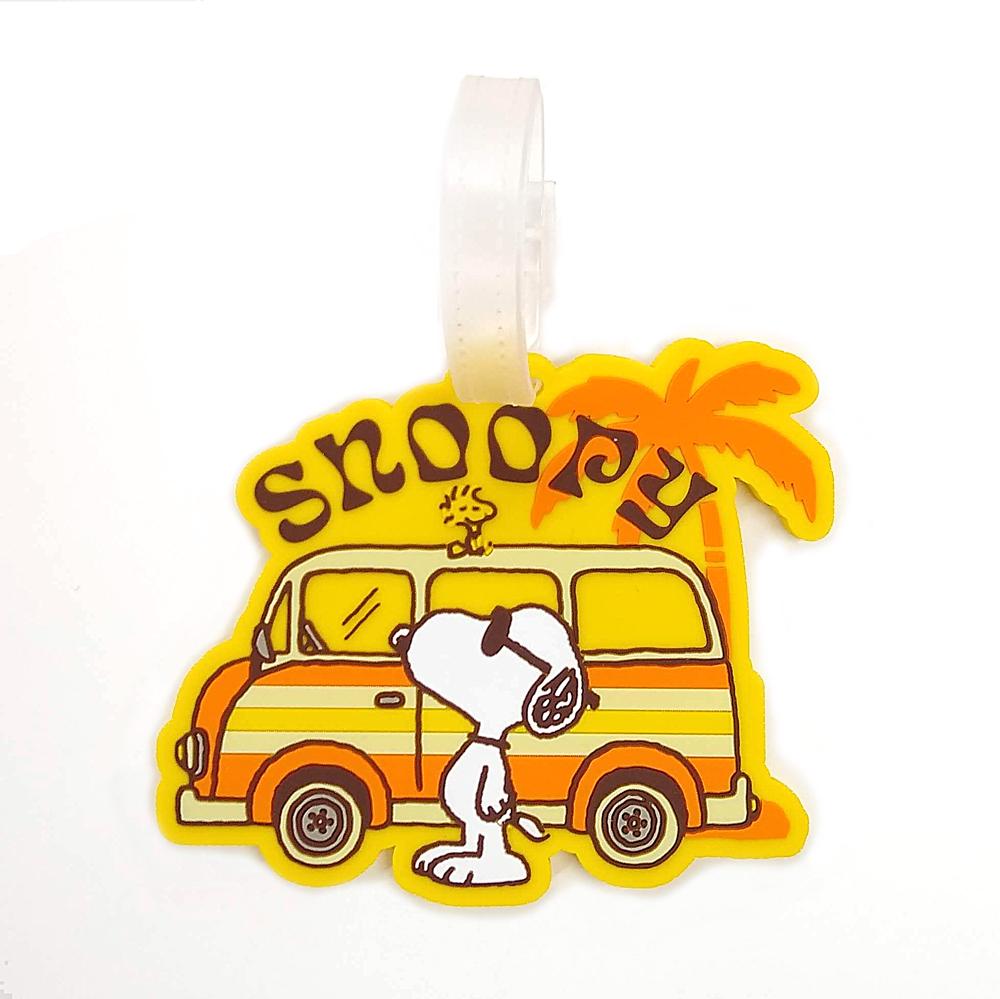 【送料無料】 PEANUTS スヌーピー ネームタグ ロードトリップ YE