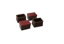 【送料無料】 ハイロジック A-170スライドクッション長角キャップ 22-25×33-36 4個 57170