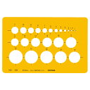 【送料無料】 テンプレート NO103 円定規 1-843-0103