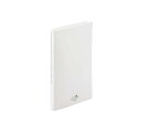 【送料無料】 LIHIT LAB.(リヒトラブ) AQUA DROPs(アクアドロップス) クリヤーブック A4 S型(タテ型) 白 N-5001-0