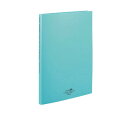 【送料無料】 LIHIT LAB.(リヒトラブ) AQUA DROPs(アクアドロップス) クリヤーブック ポケット交換タイプ A4 S型(タテ型) 青緑 N-5015-28
