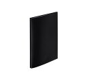 【送料無料】 LIHIT LAB.(リヒトラブ) AQUA DROPs(アクアドロップス) クリヤーブックフラット A4 S型(タテ型) 黒 N-5061-24