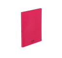 【送料無料】 LIHIT LAB.(リヒトラブ) AQUA DROPs(アクアドロップス) クリヤーブックフラット A4 S型(タテ型) 赤 N-5061-3