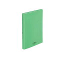 【送料無料】 LIHIT LAB.(リヒトラブ) AQUA DROPs(アクアドロップス) クリヤーブックフラット A4 S型(タテ型) 黄緑 N-5063-6