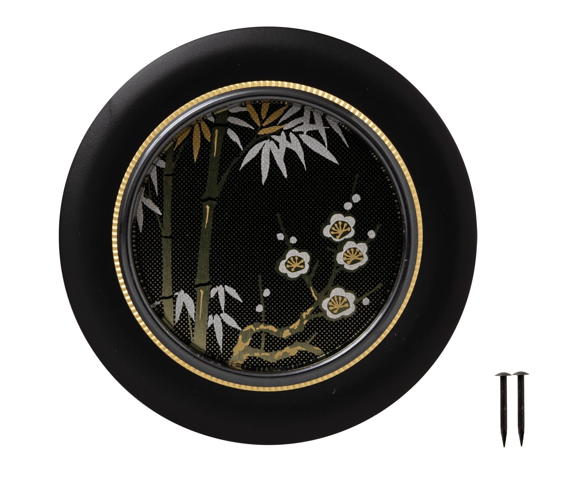 【送料無料】 ハイロジック　HF-486　襖引手　50mm　蛇の目丸　2個入　72486