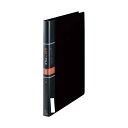 【送料無料】 コレクト 名刺カードファイル A4-L 30穴 黒 CF-614-BK
