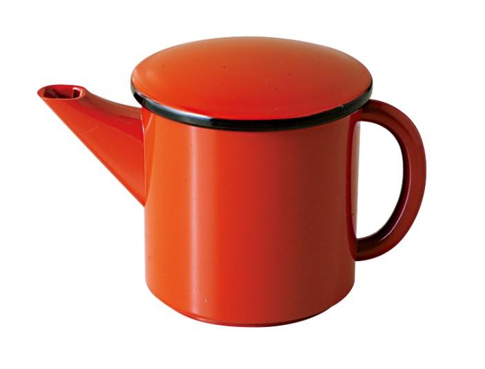 【送料無料】 福井クラフト　ミニ湯筒 朱渕黒 48011030