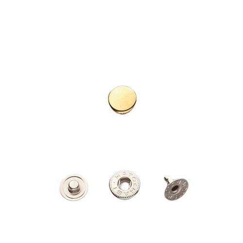 【送料無料】 協進エル 附属金具 バネホック 小(No.1) 20個入 直径10mm 足6mm ゴールド 1175531-02