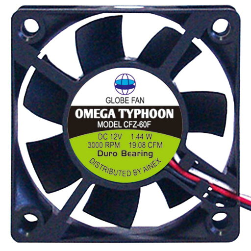 【送料無料】 アイネックス OMEGA TYPHOON 60mm 標準タイプ CFZ-60FB 【送料無料】 アイネックス OMEGA TYPHOON 60mm 標準タイプ CFZ-60FB