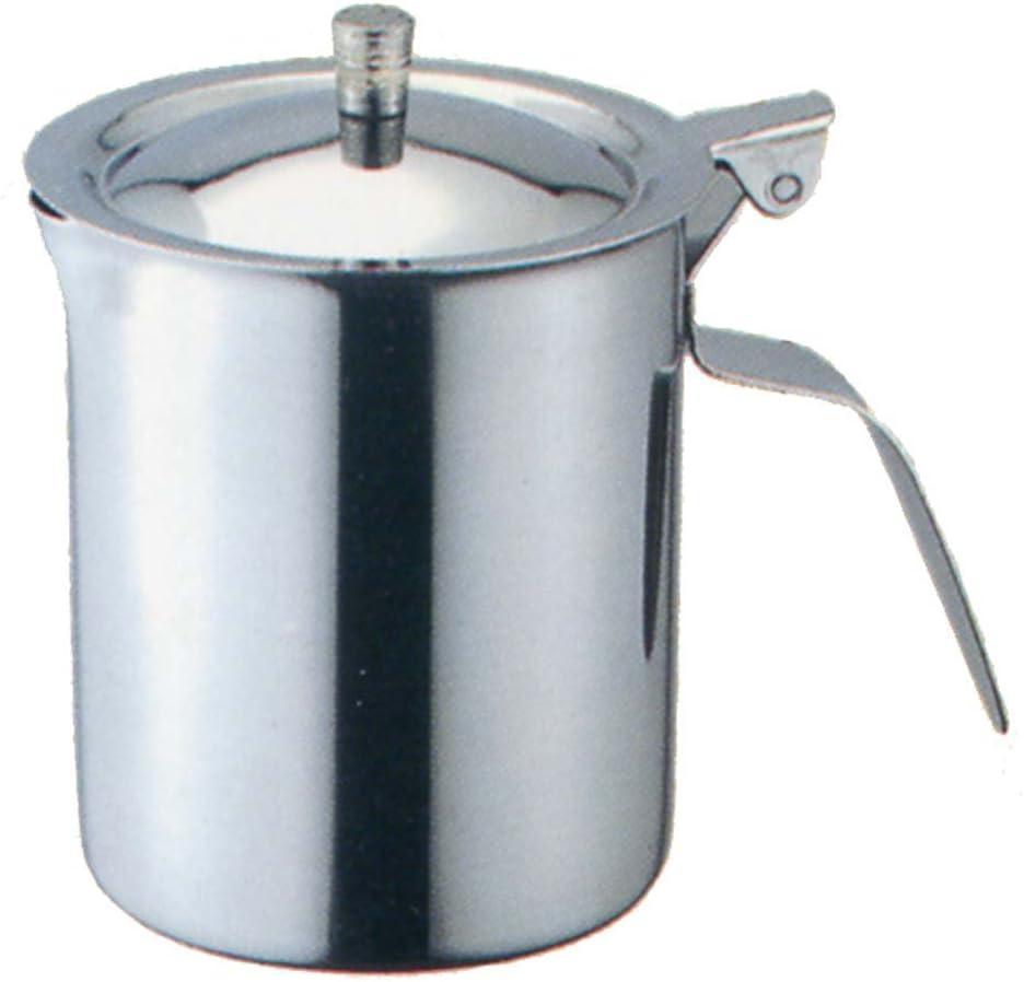 【送料無料】 18-0寸胴型ミルクポット　165043