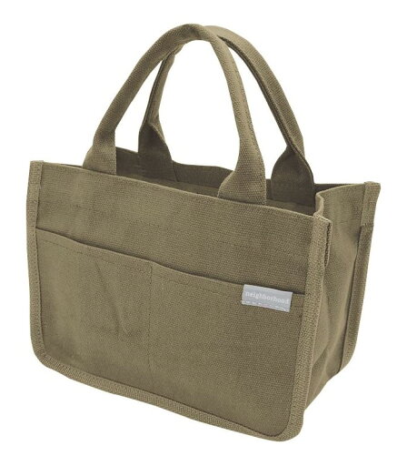 【送料無料】 neighborhood キャンバス ミニトート KHAKI A414KH 【送料無料】 neighborhood キャンバス ミニトート KHAKI A414KH
