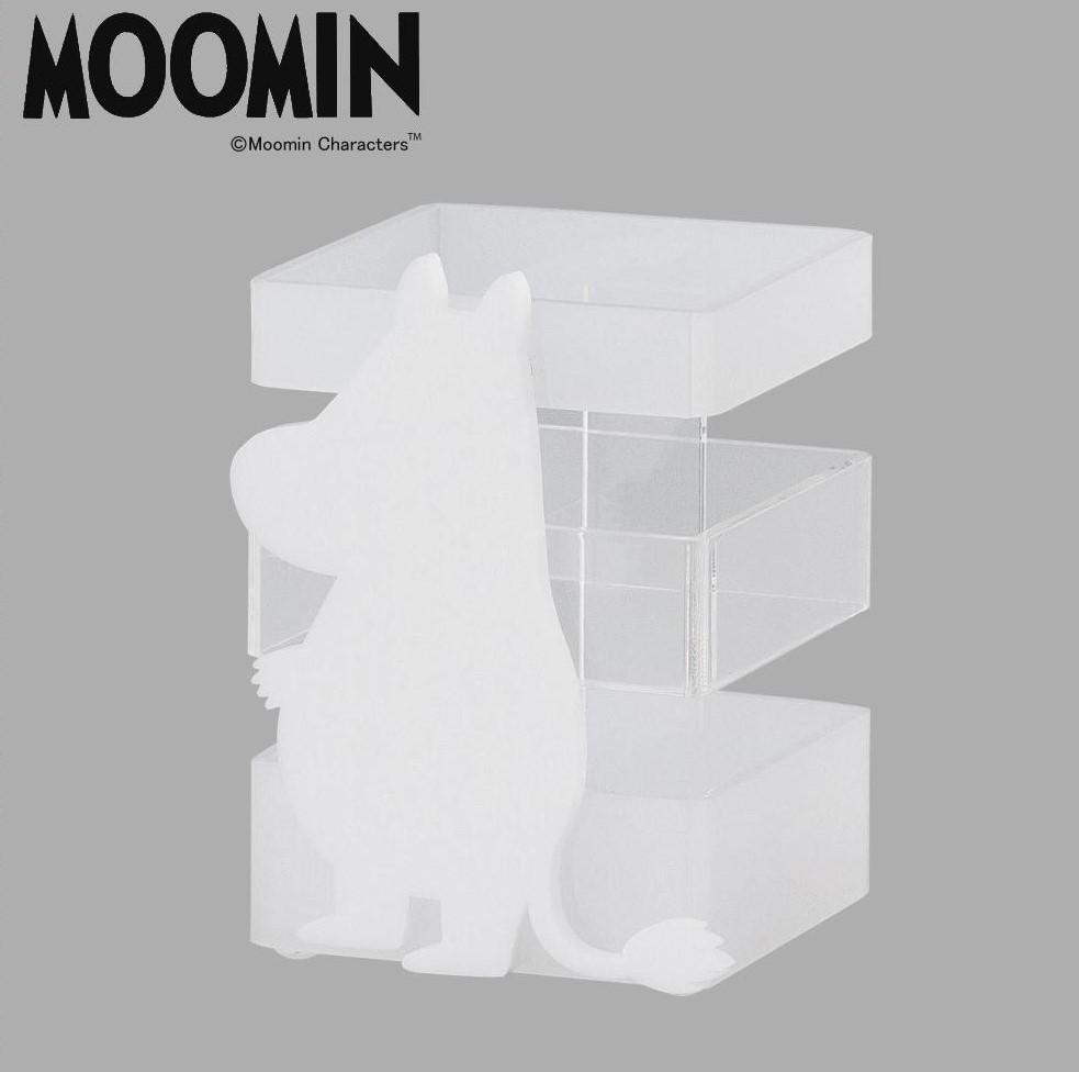 【送料無料】MOOMIN シルエットアクリルポット ムーミン KC-5009